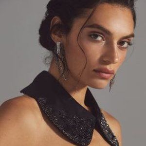 Anthropologie Embellished Collar